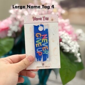 40 oz Stanley Tumbler Acrylic Nameplate Accessories H2.0 Stanley Name Tag - Big